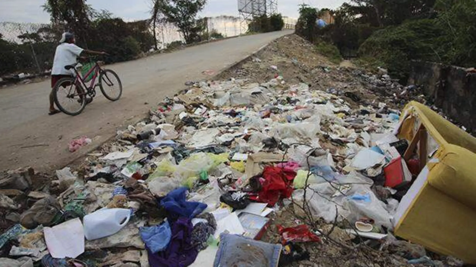 Basura en zona diamante